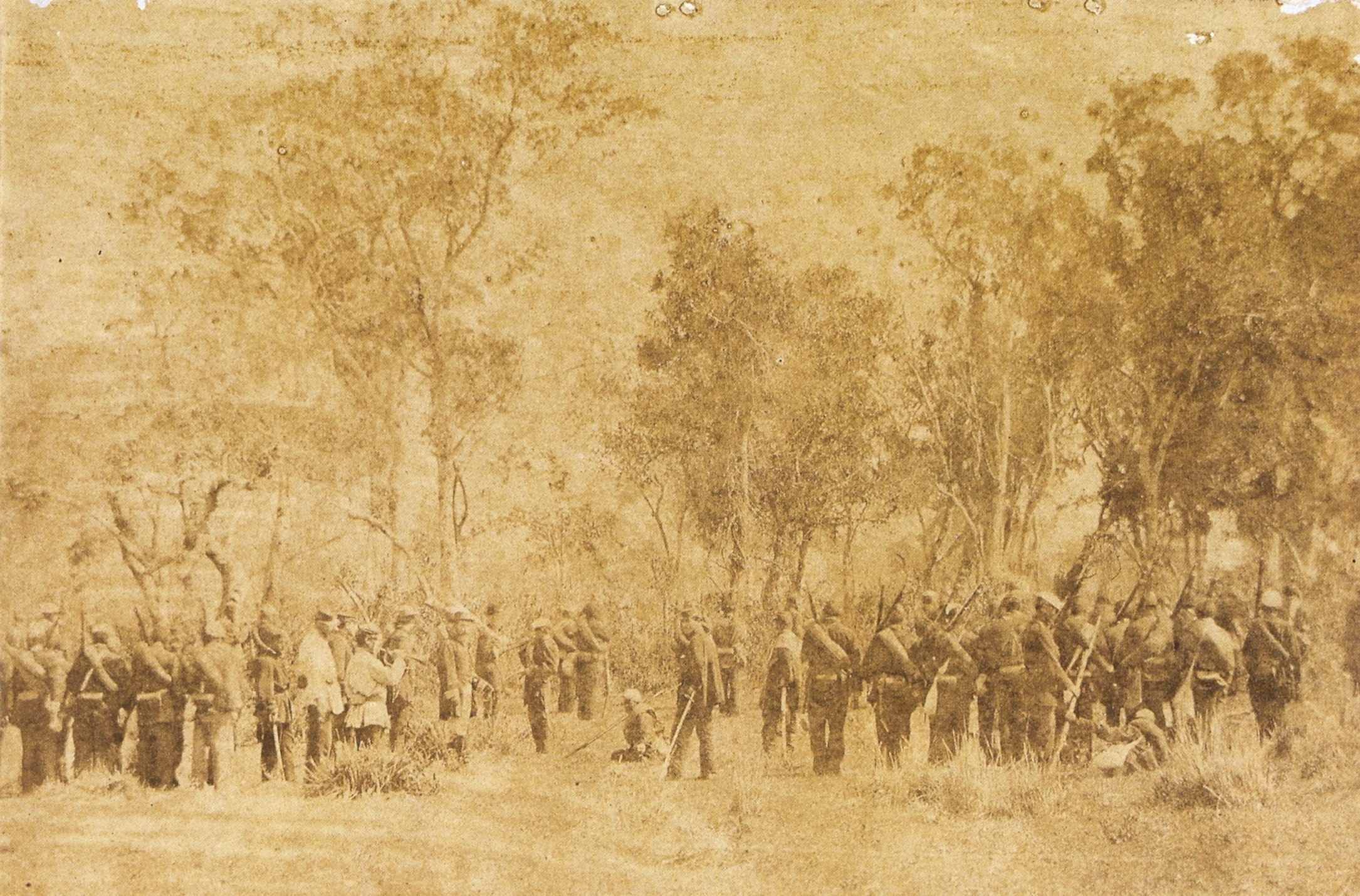 Brazilian troops in Paraguay during the Paraguayan War (also known as ...